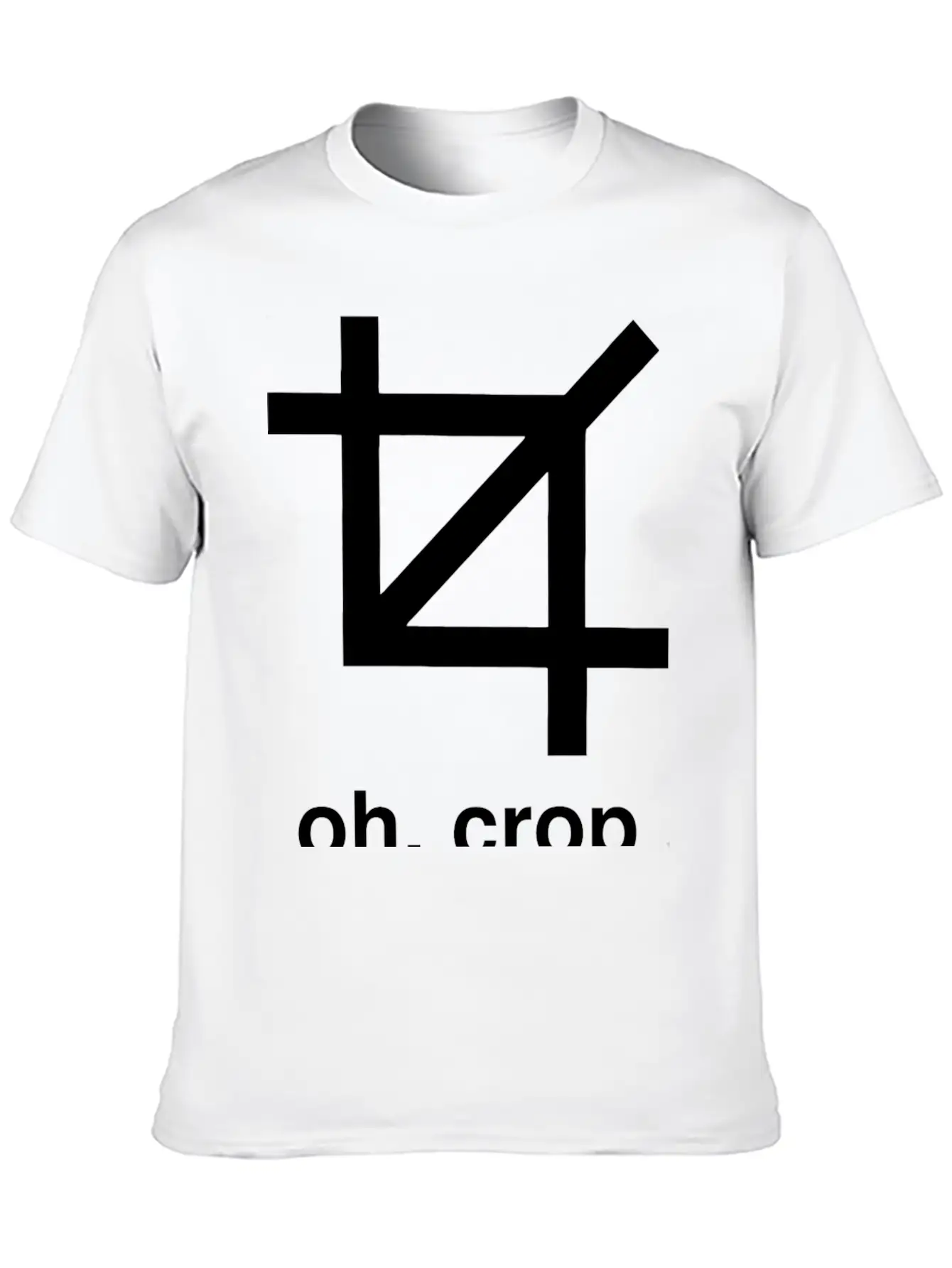 Crop - Oh Crop Breathable Graphic T-Shirt – Perfect For Casual Days
