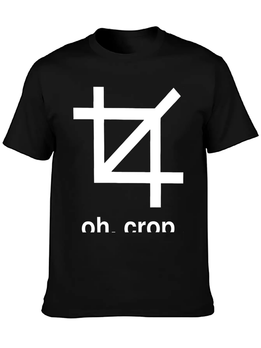 Crop - Oh Crop Breathable Graphic T-Shirt – Perfect For Casual Days