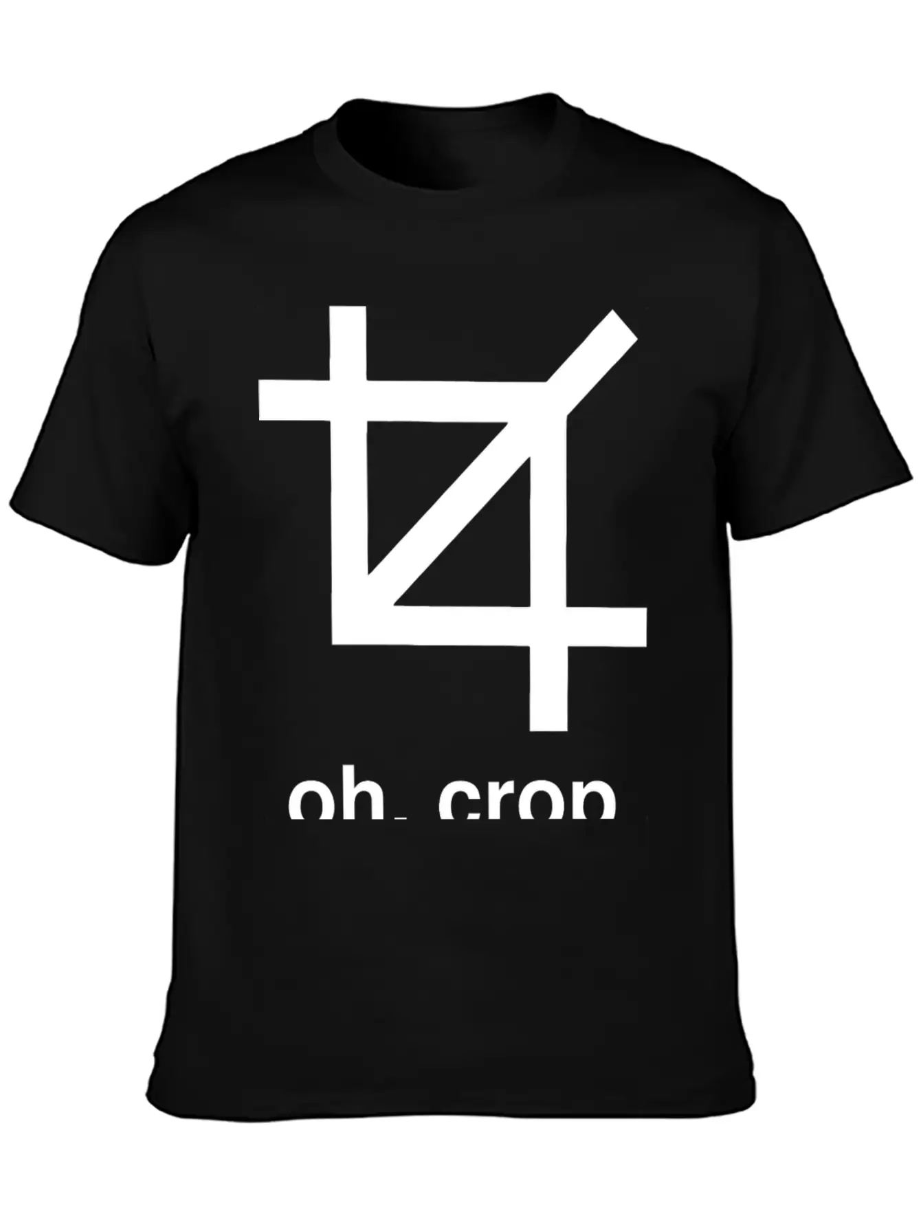 Crop - Oh Crop Breathable Graphic T-Shirt – Perfect For Casual Days