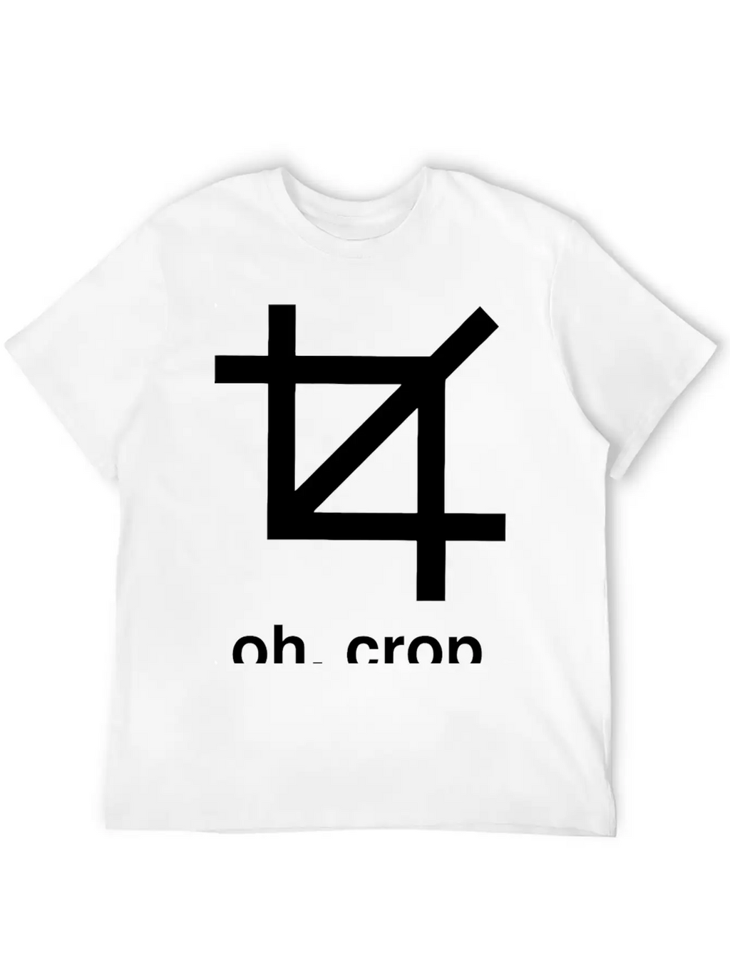 Crop - Oh Crop Breathable Graphic T-Shirt – Perfect For Casual Days