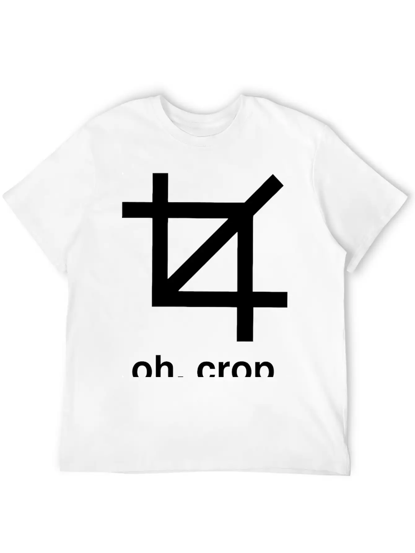 Crop - Oh Crop Breathable Graphic T-Shirt – Perfect For Casual Days