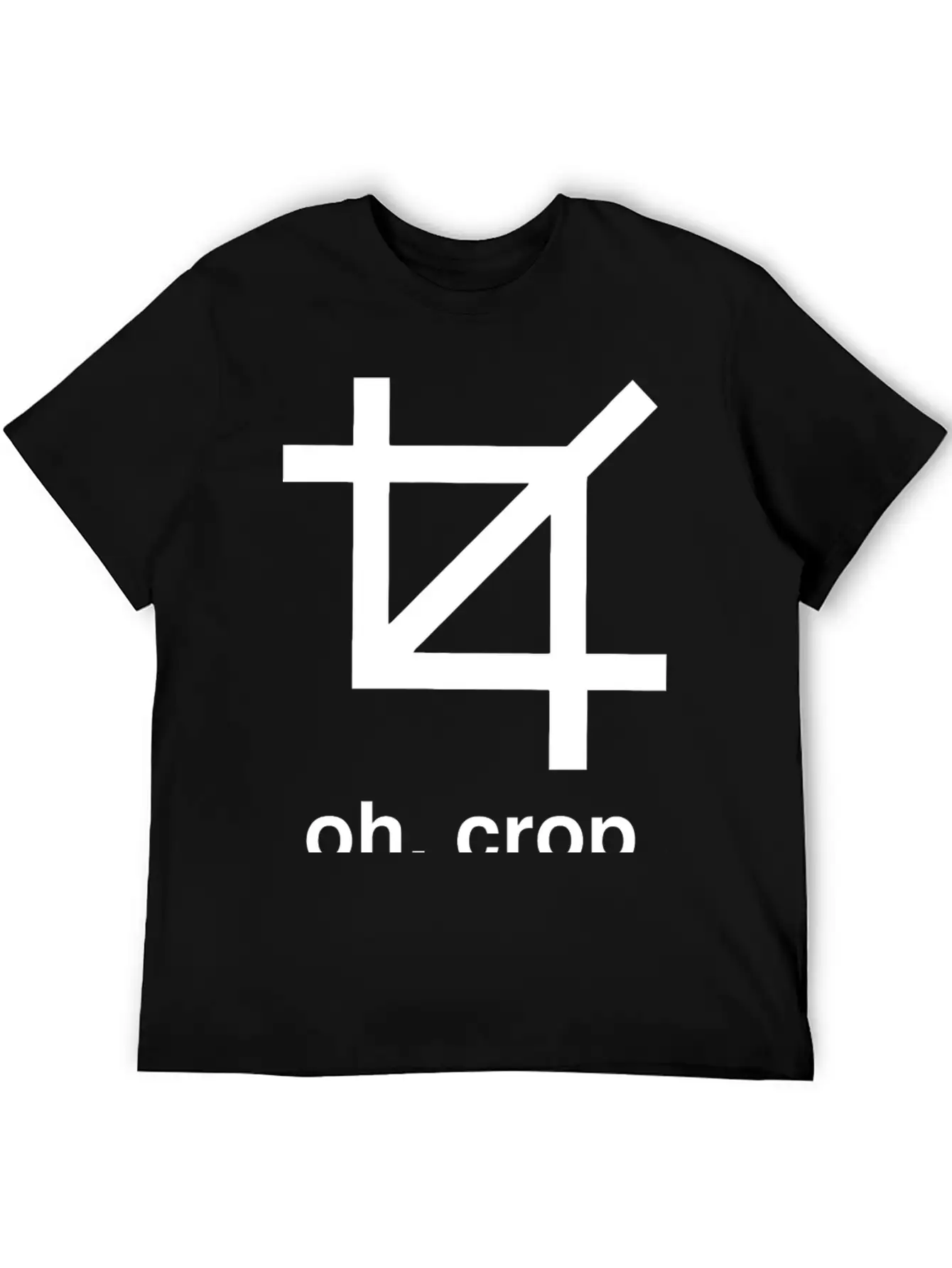 Crop - Oh Crop Breathable Graphic T-Shirt – Perfect For Casual Days
