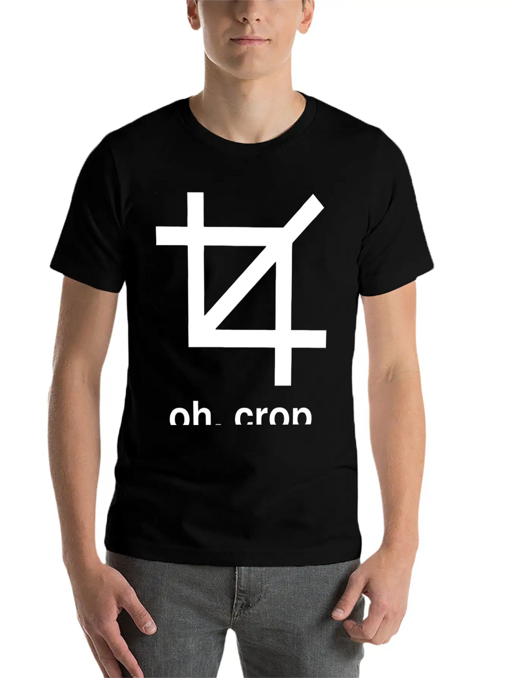 Crop - Oh Crop Breathable Graphic T-Shirt – Perfect For Casual Days