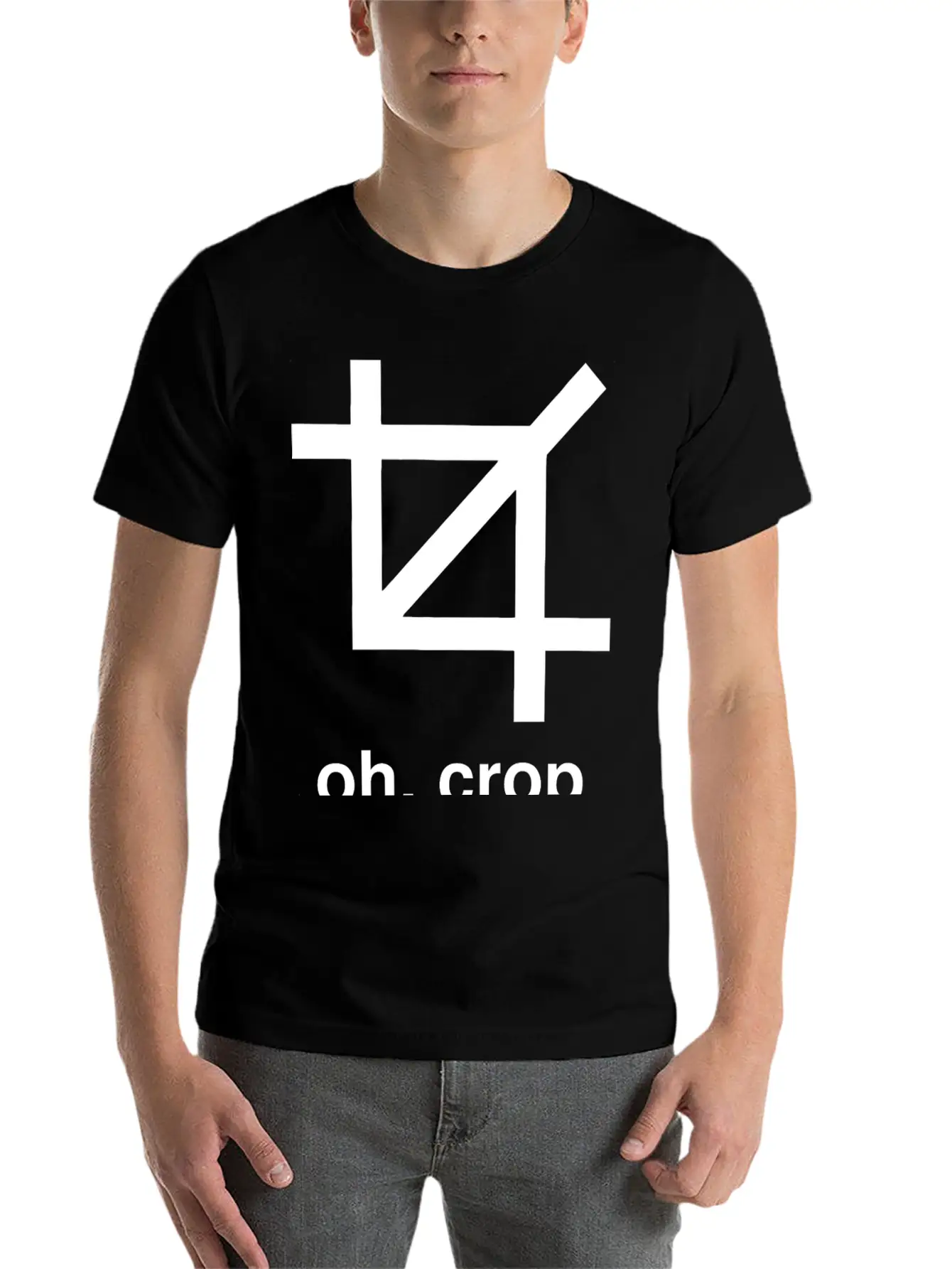 Crop - Oh Crop Breathable Graphic T-Shirt – Perfect For Casual Days