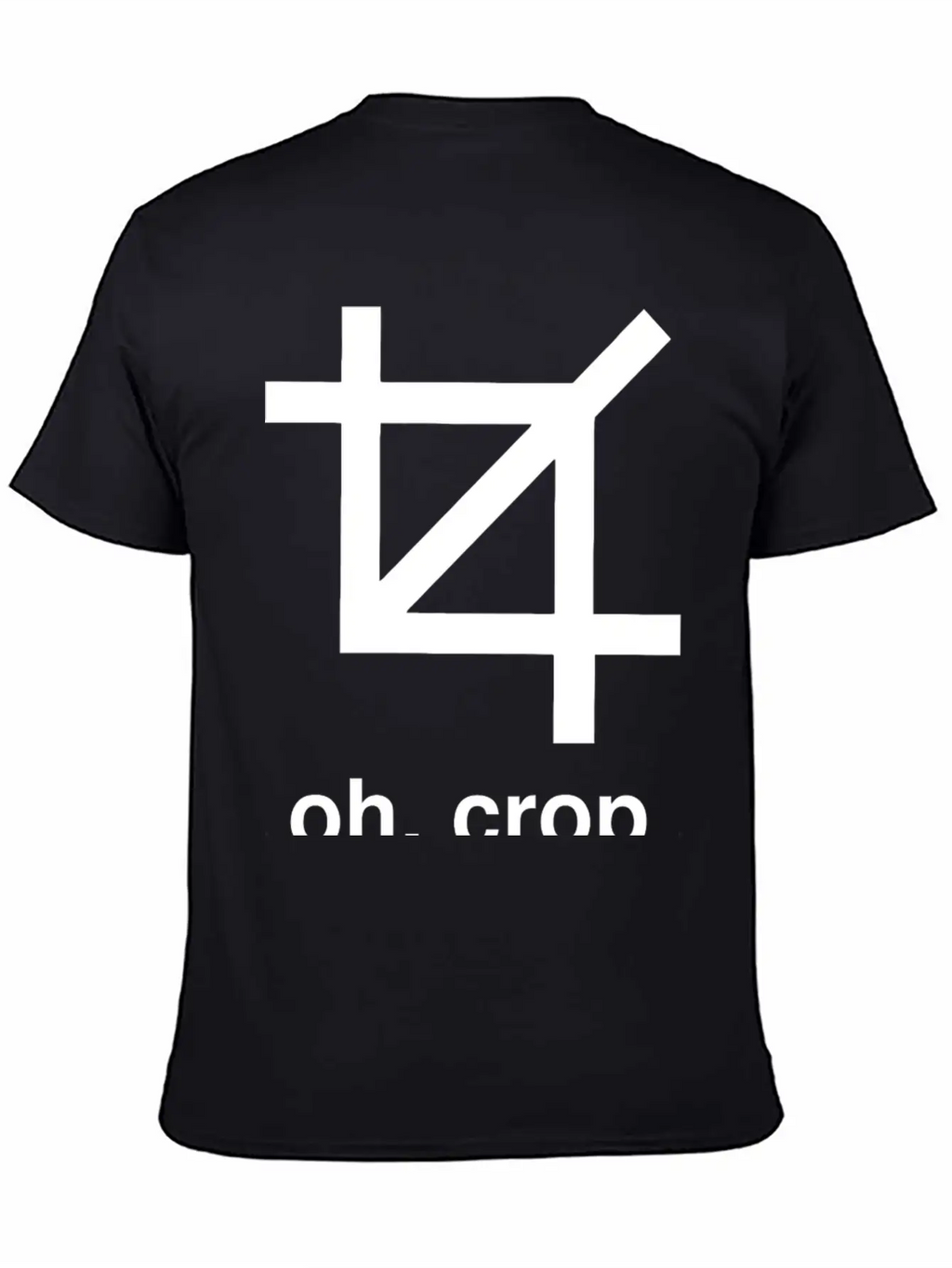 Crop - Oh Crop Breathable Graphic T-Shirt – Perfect For Casual Days