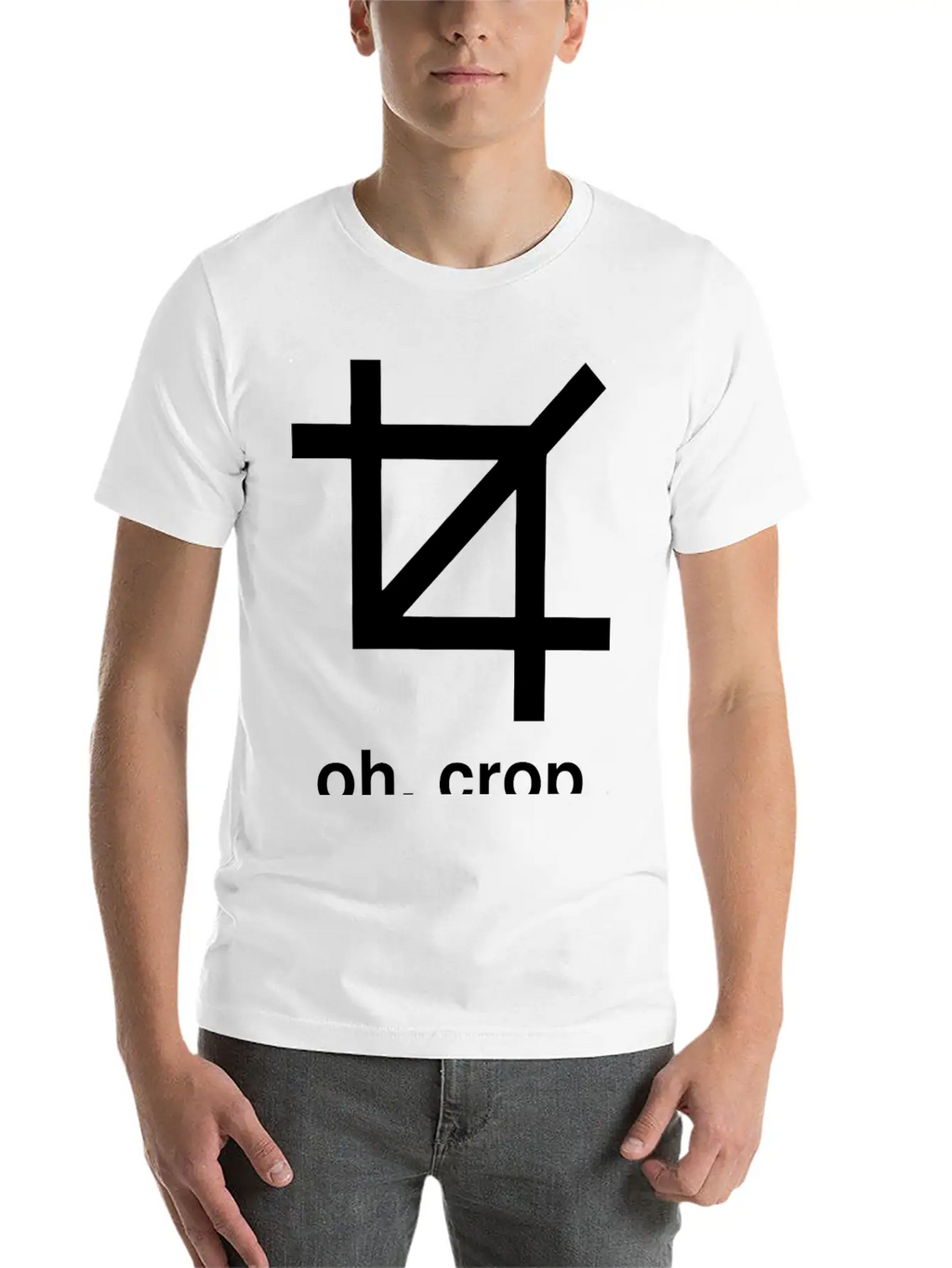 Crop - Oh Crop Breathable Graphic T-Shirt – Perfect For Casual Days
