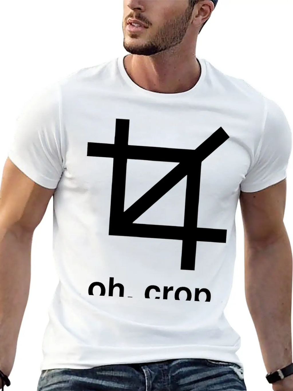Crop - Oh Crop Breathable Graphic T-Shirt – Perfect For Casual Days