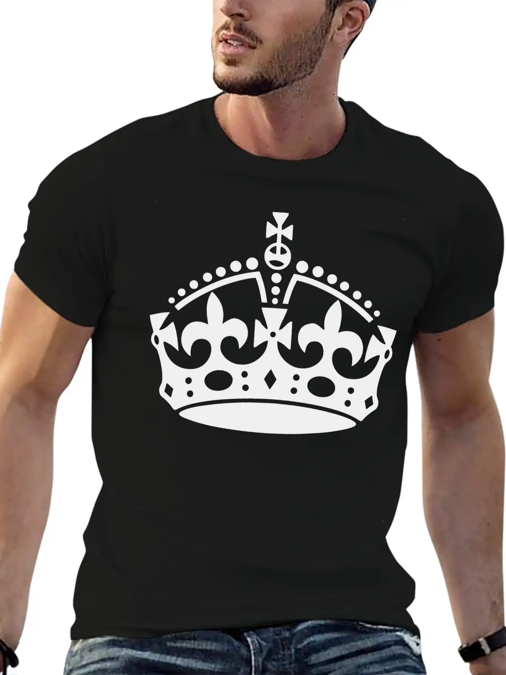 Crown Breathable Graphic T-Shirt – Perfect For Casual Days