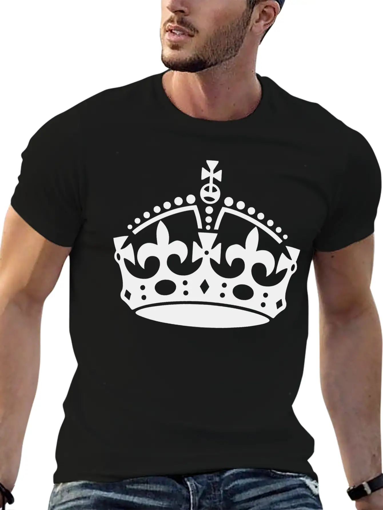 Crown Breathable Graphic T-Shirt – Perfect For Casual Days
