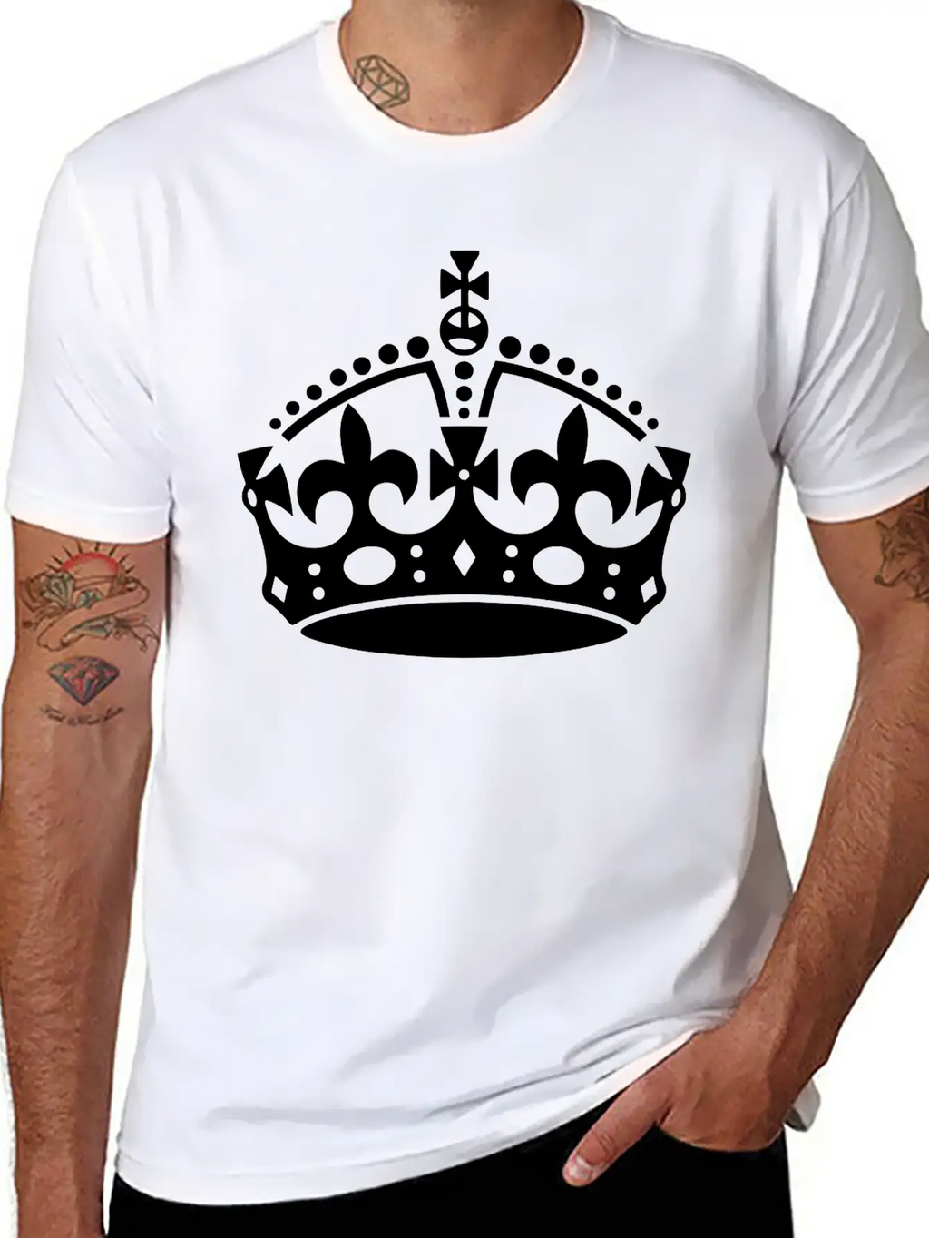 Crown Breathable Graphic T-Shirt – Perfect For Casual Days