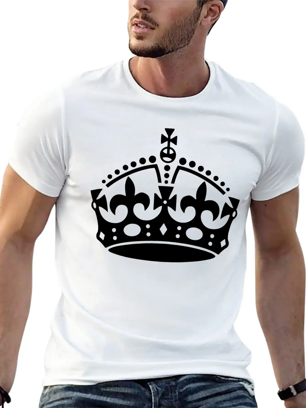 Crown Breathable Graphic T-Shirt – Perfect For Casual Days