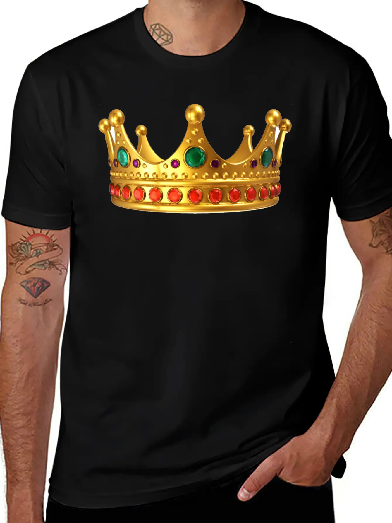 Crown Classic Cotton Tee – Unisex Comfort For Any Season