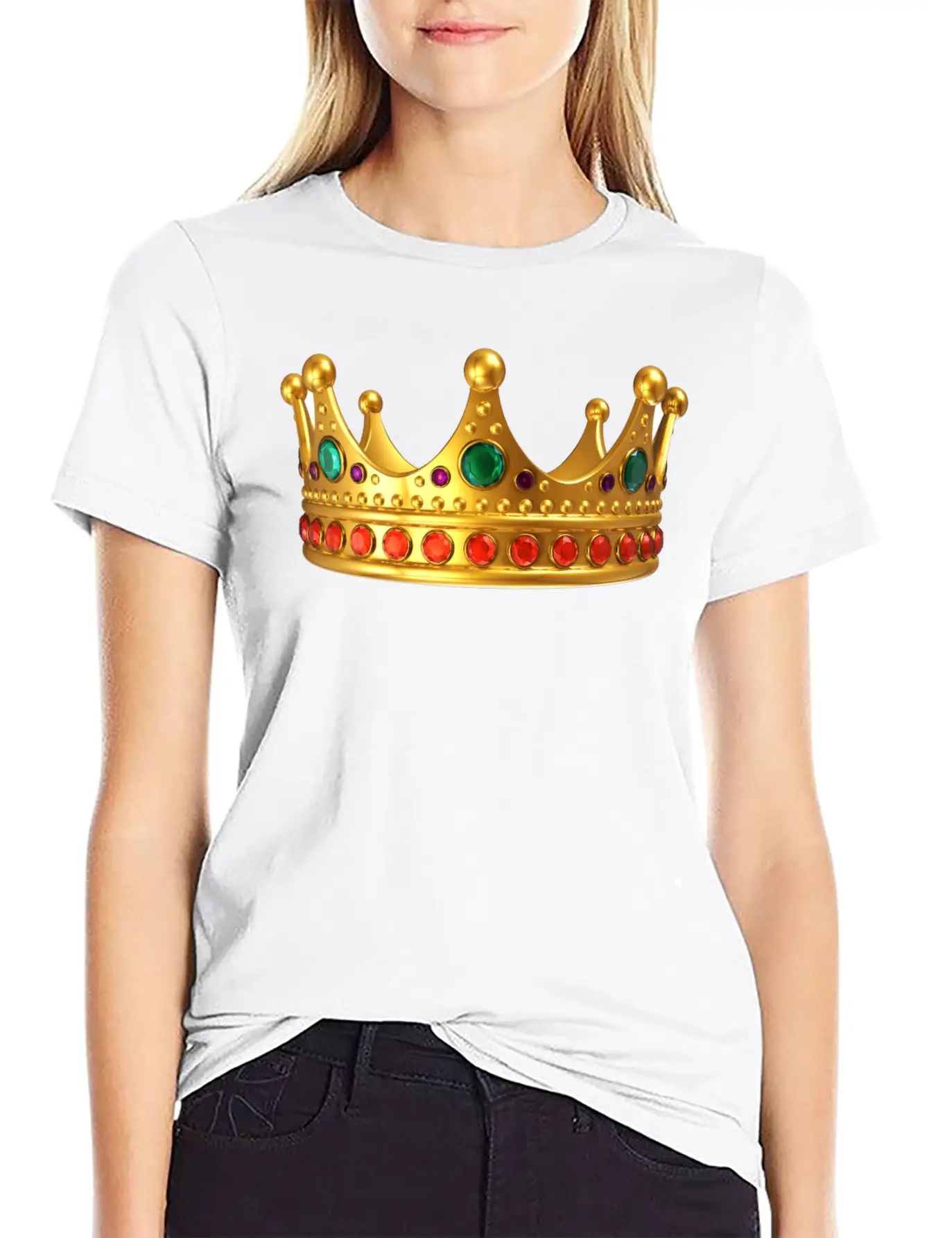 Crown Classic Cotton Tee – Unisex Comfort For Any Season