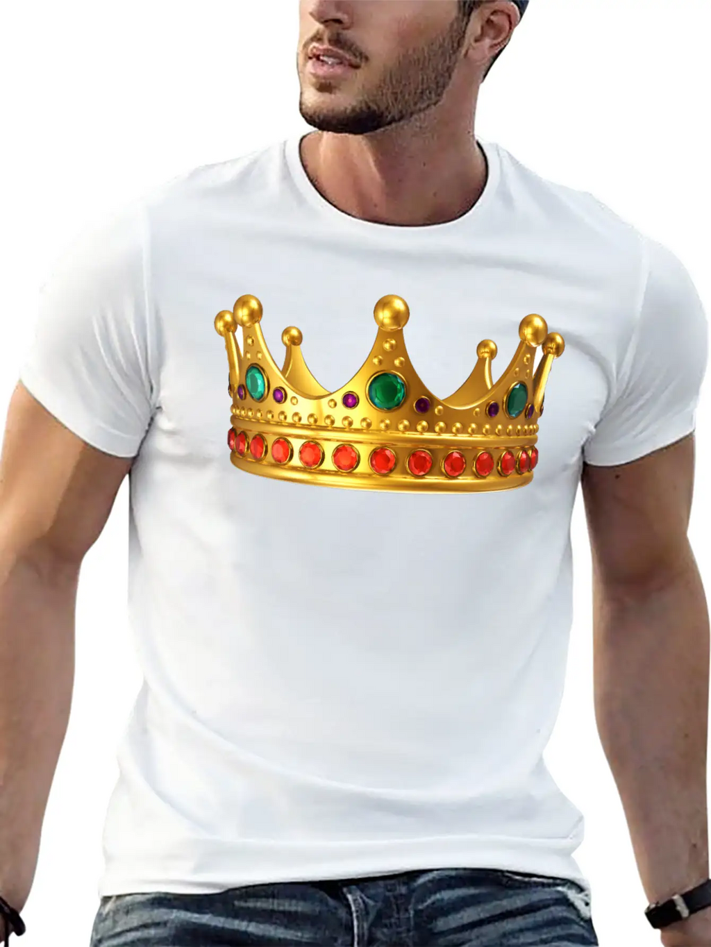 Crown Classic Cotton Tee – Unisex Comfort For Any Season