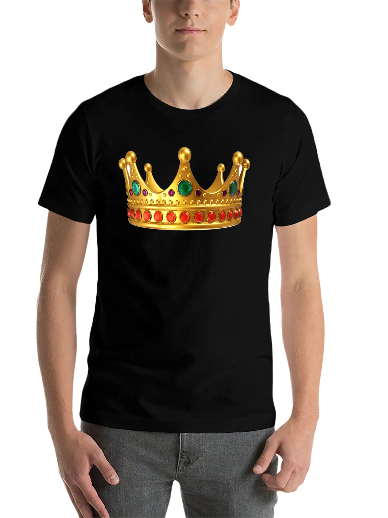 Crown Classic Cotton Tee – Unisex Comfort For Any Season