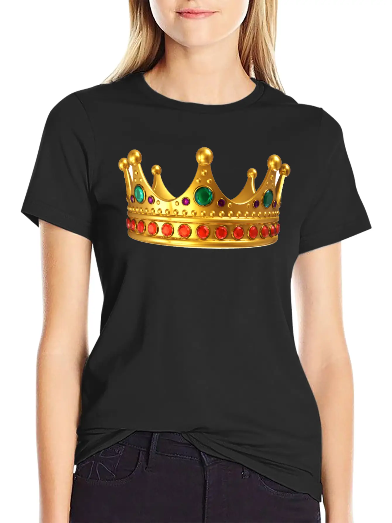 Crown Classic Cotton Tee – Unisex Comfort For Any Season