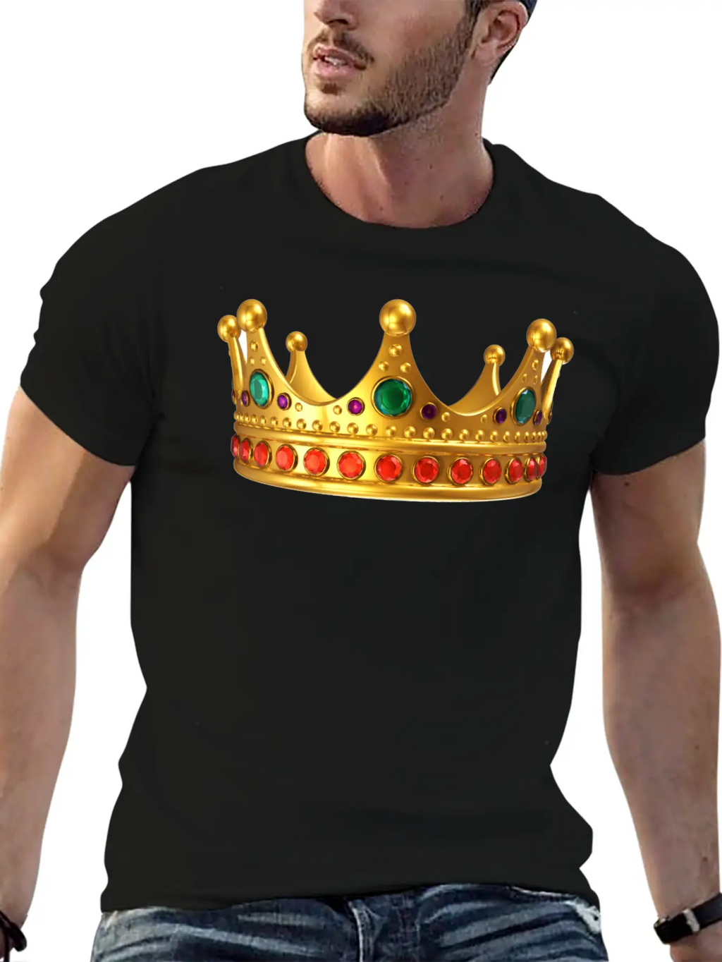 Crown Classic Cotton Tee – Unisex Comfort For Any Season
