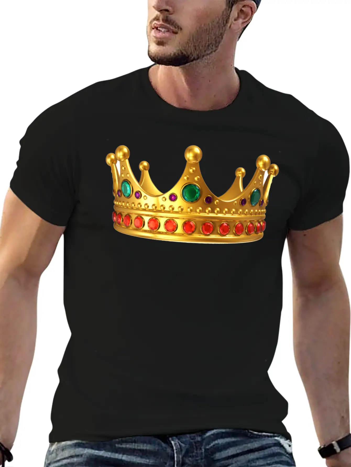 Crown Classic Cotton Tee – Unisex Comfort For Any Season