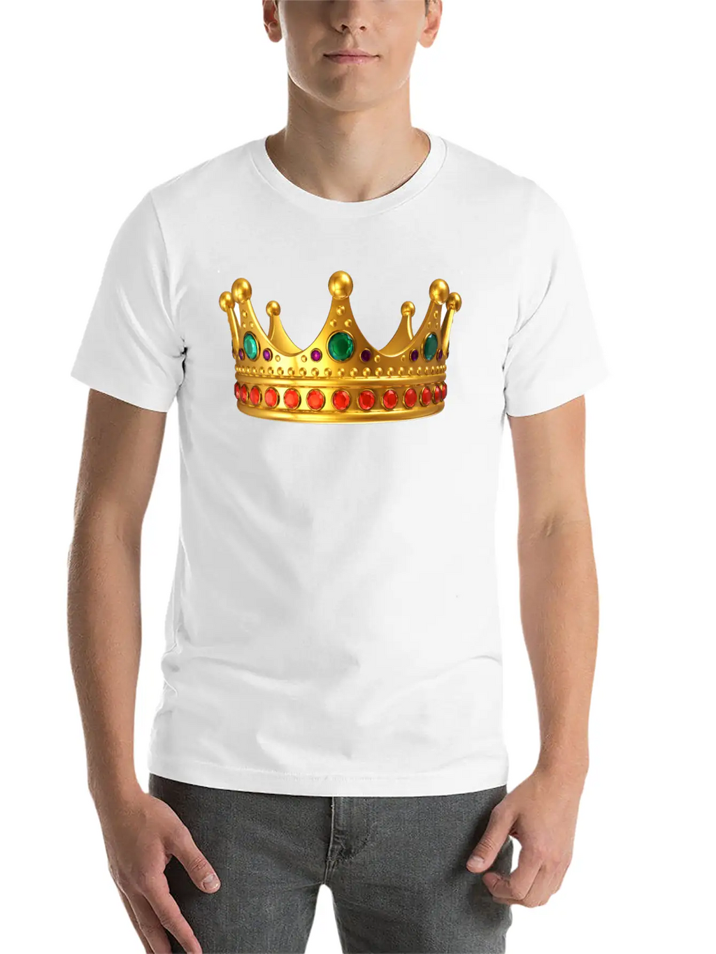 Crown Classic Cotton Tee – Unisex Comfort For Any Season