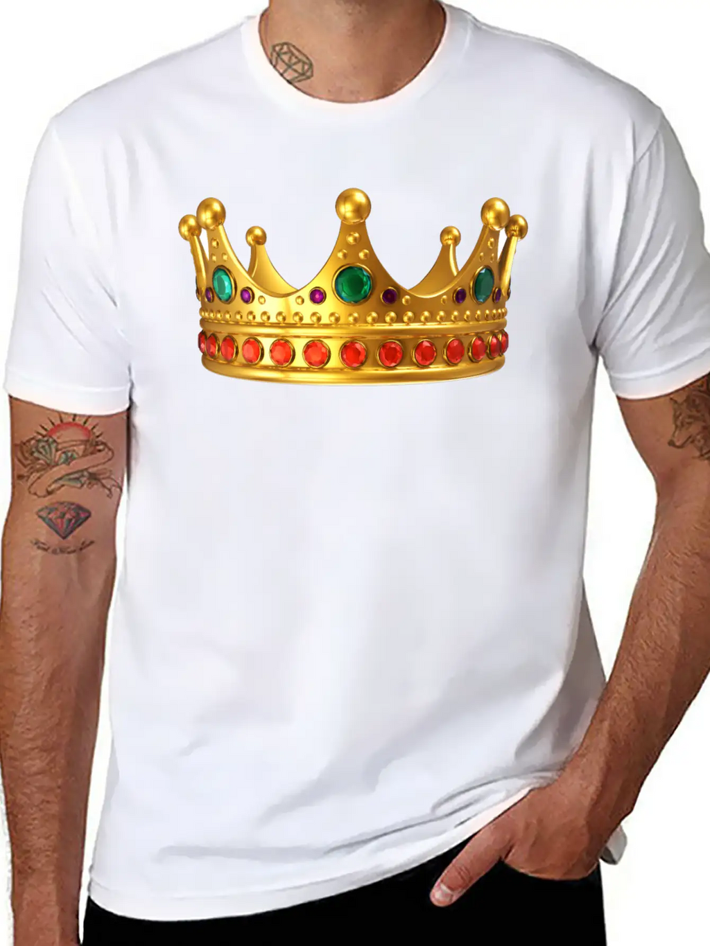 Crown Classic Cotton Tee – Unisex Comfort For Any Season
