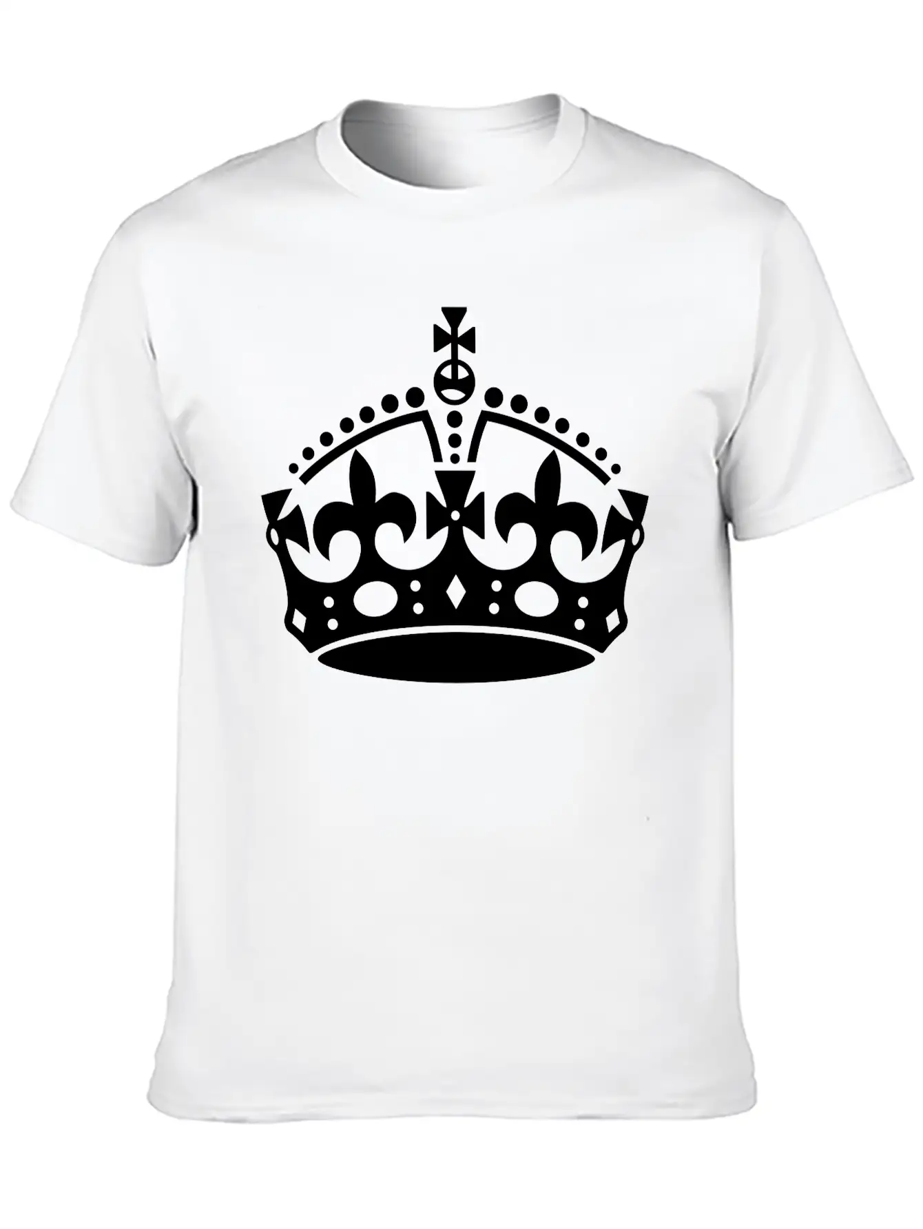 Crown Keep Calm Classic Cotton Tee – Unisex Comfort For Any Season