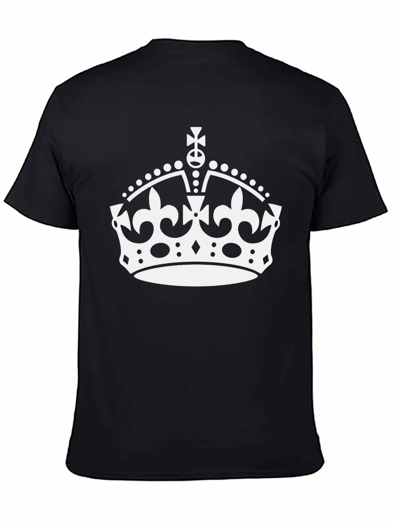 Crown Keep Calm Classic Cotton Tee – Unisex Comfort For Any Season