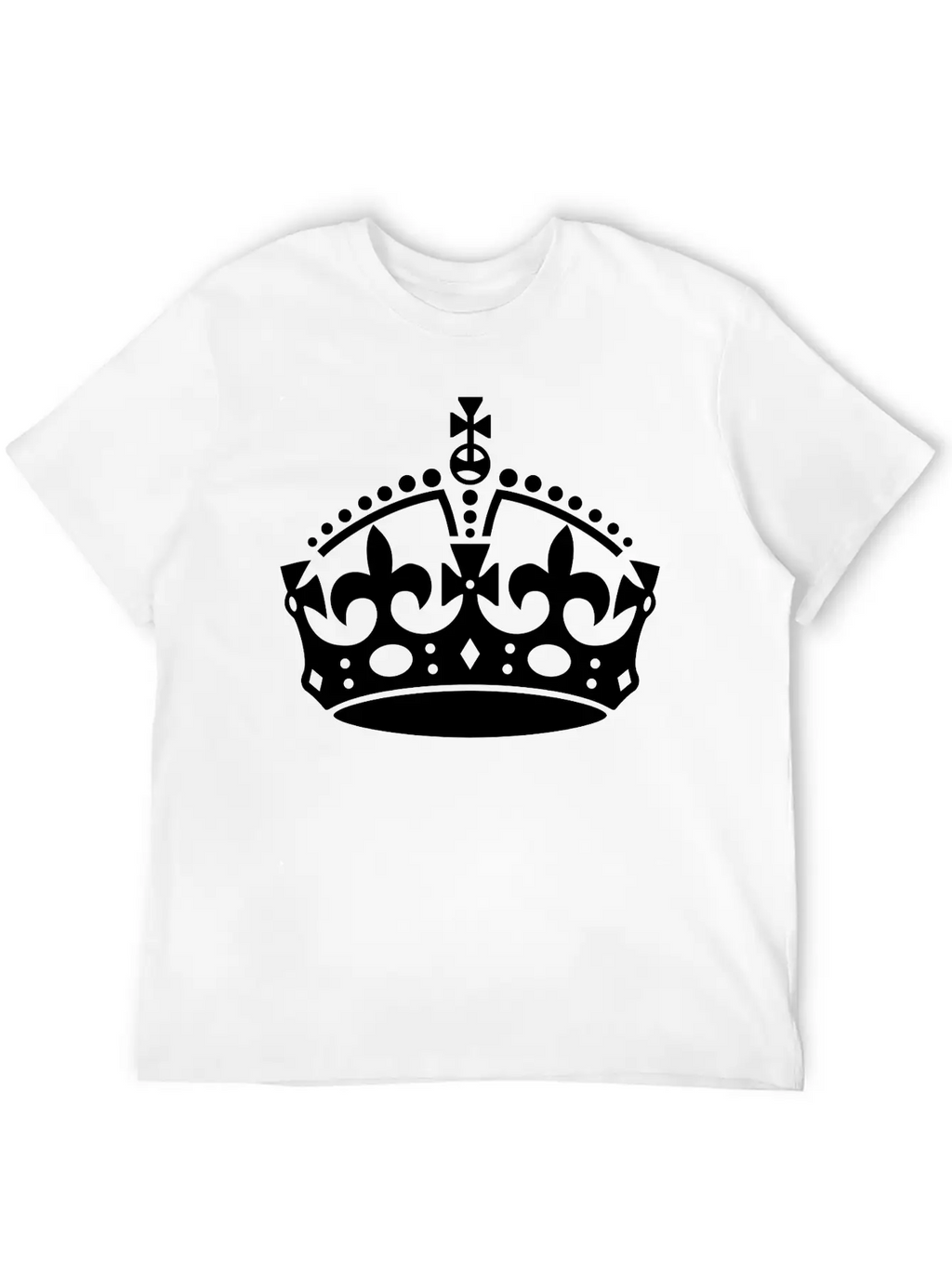 Crown Keep Calm Classic Cotton Tee – Unisex Comfort For Any Season