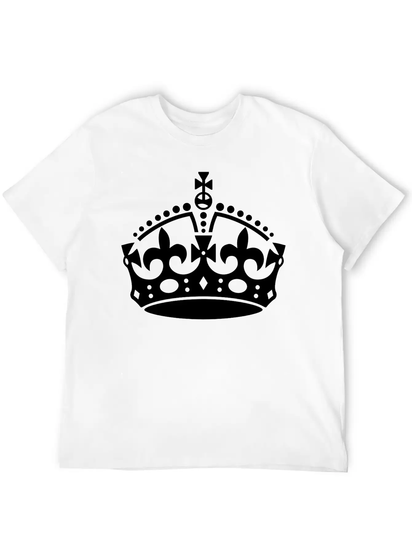 Crown Keep Calm Classic Cotton Tee – Unisex Comfort For Any Season