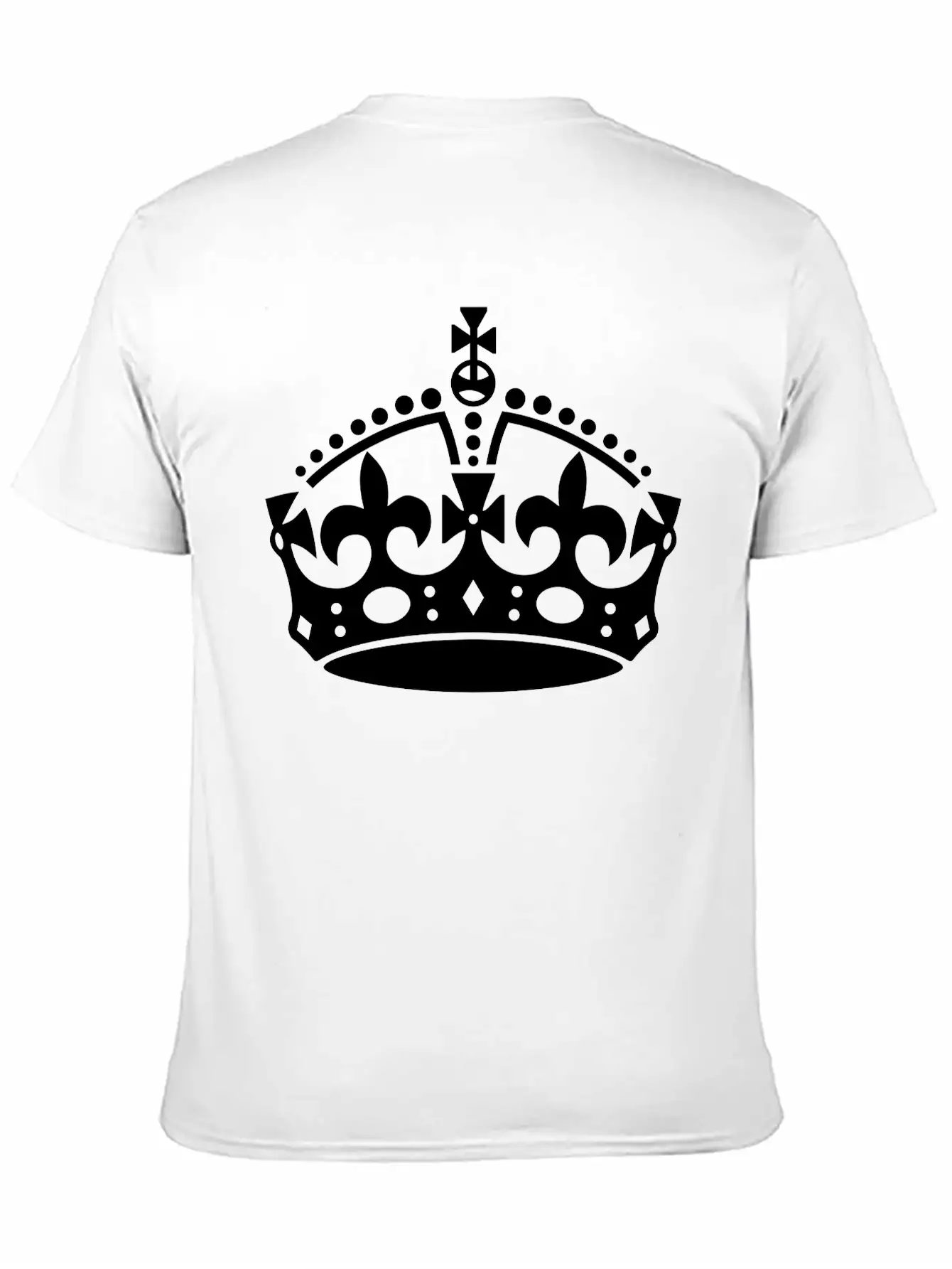 Crown Keep Calm Classic Cotton Tee – Unisex Comfort For Any Season
