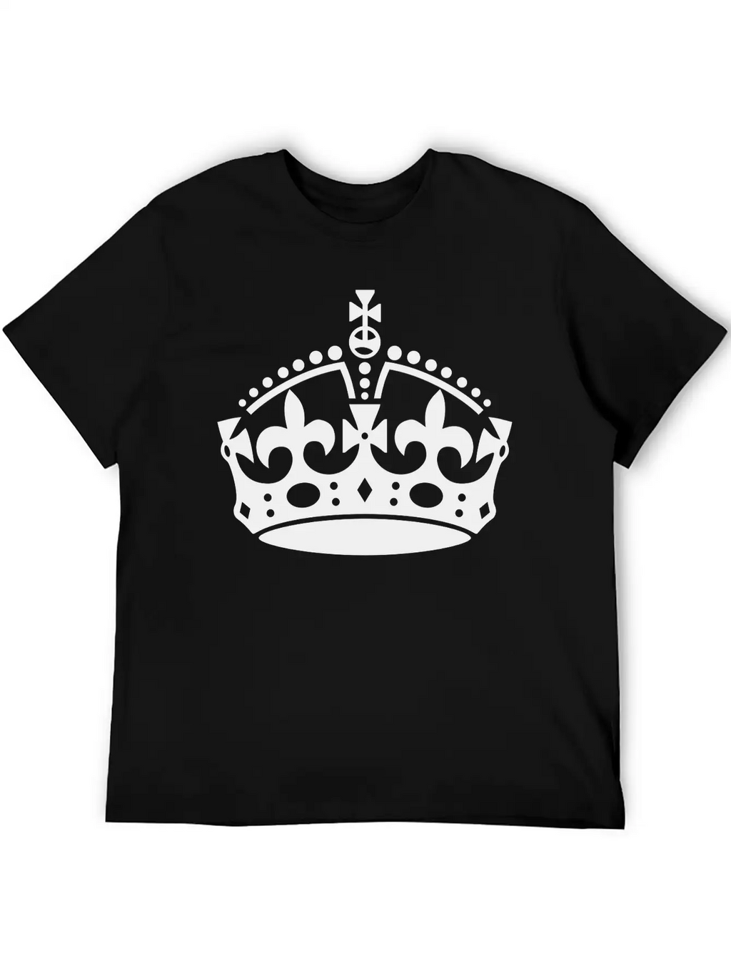 Crown Keep Calm Classic Cotton Tee – Unisex Comfort For Any Season