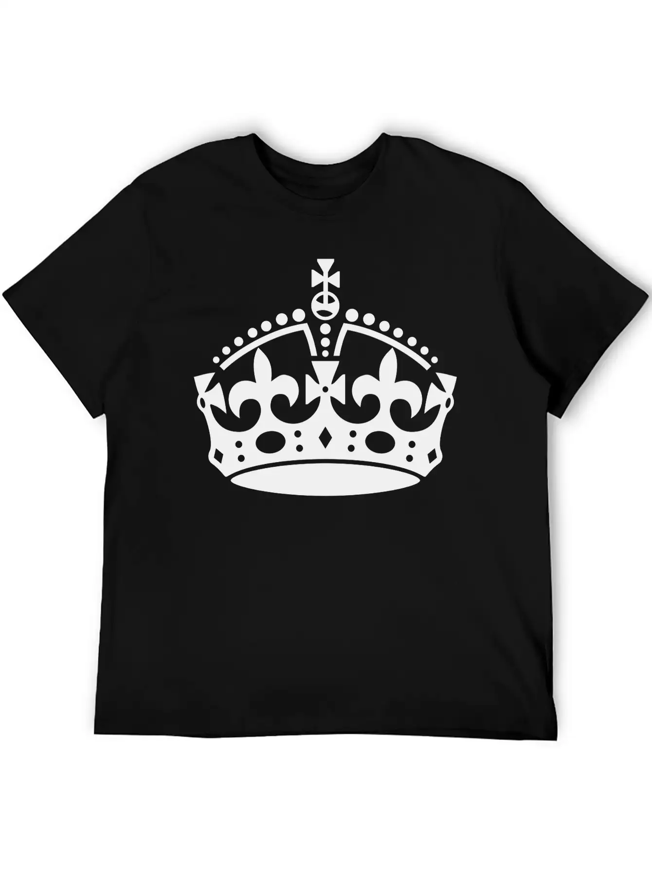 Crown Keep Calm Classic Cotton Tee – Unisex Comfort For Any Season