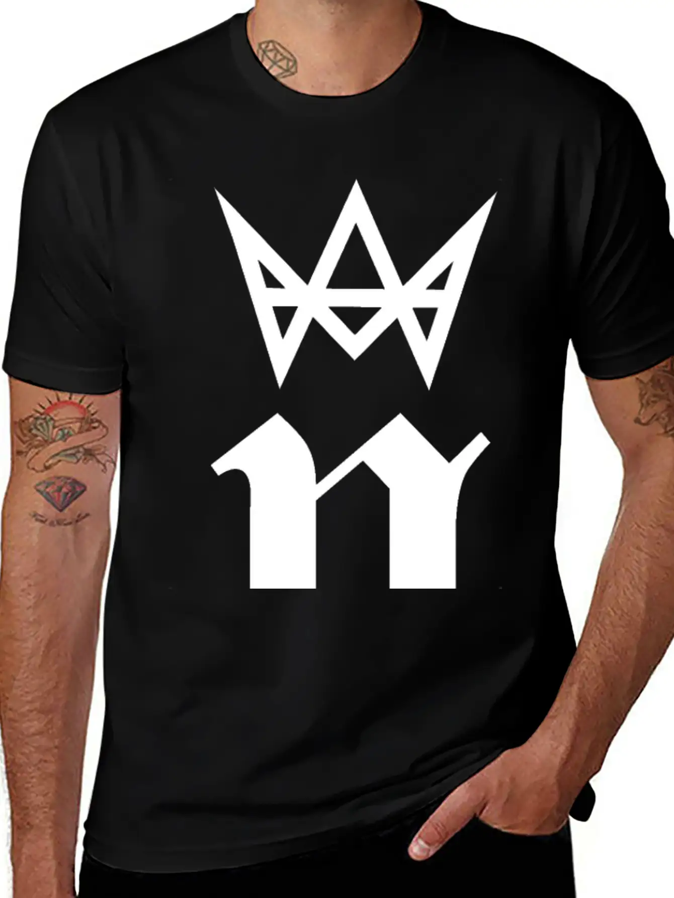Crown N Wh Png Breathable Graphic T-Shirt – Perfect For Casual Days
