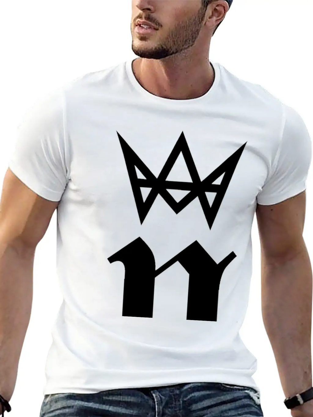 Crown N Wh Png Breathable Graphic T-Shirt – Perfect For Casual Days
