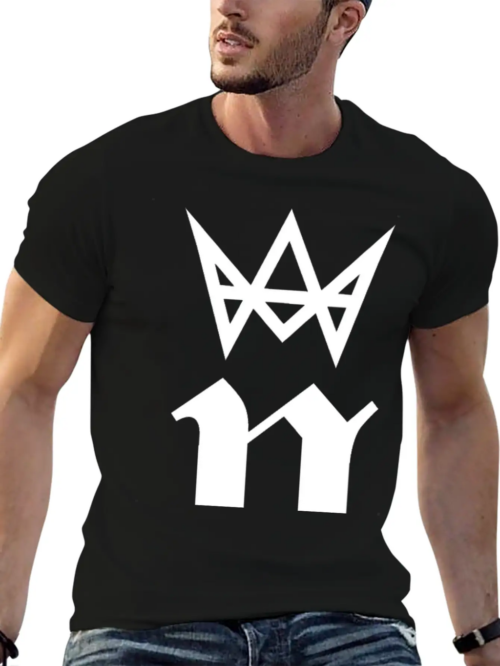 Crown N Wh Png Breathable Graphic T-Shirt – Perfect For Casual Days