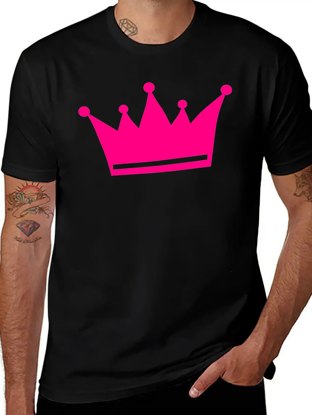 Crown, Princess Classic Cotton Tee – Unisex Comfort For Any Season