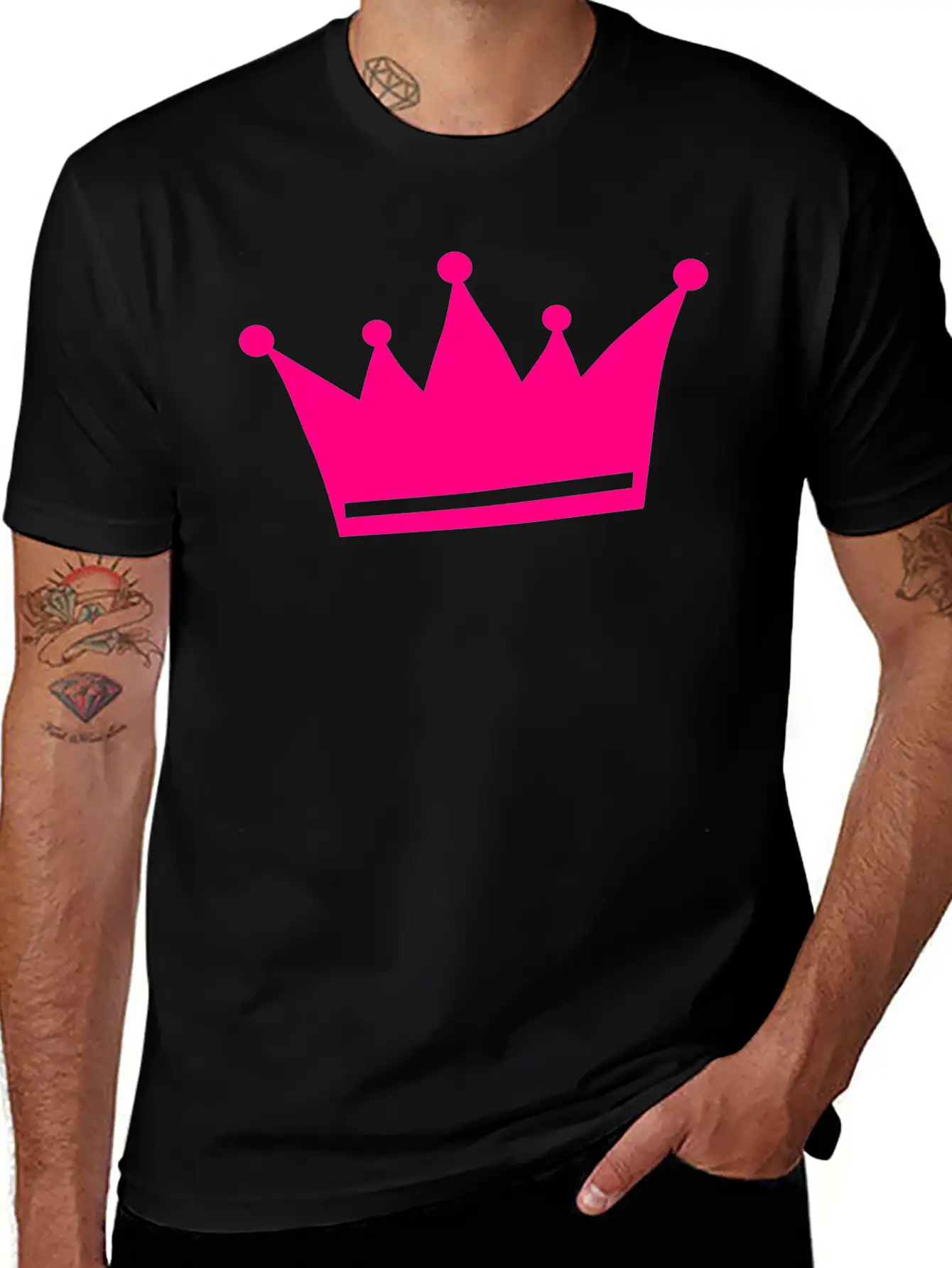 Crown, Princess Classic Cotton Tee – Unisex Comfort For Any Season