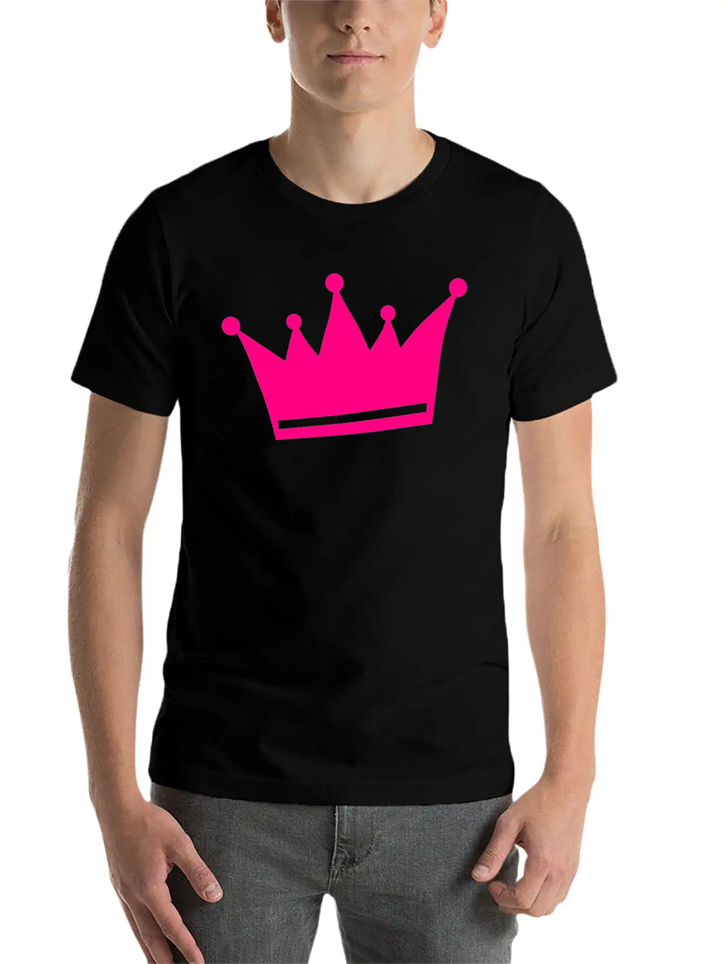 Crown, Princess Classic Cotton Tee – Unisex Comfort For Any Season
