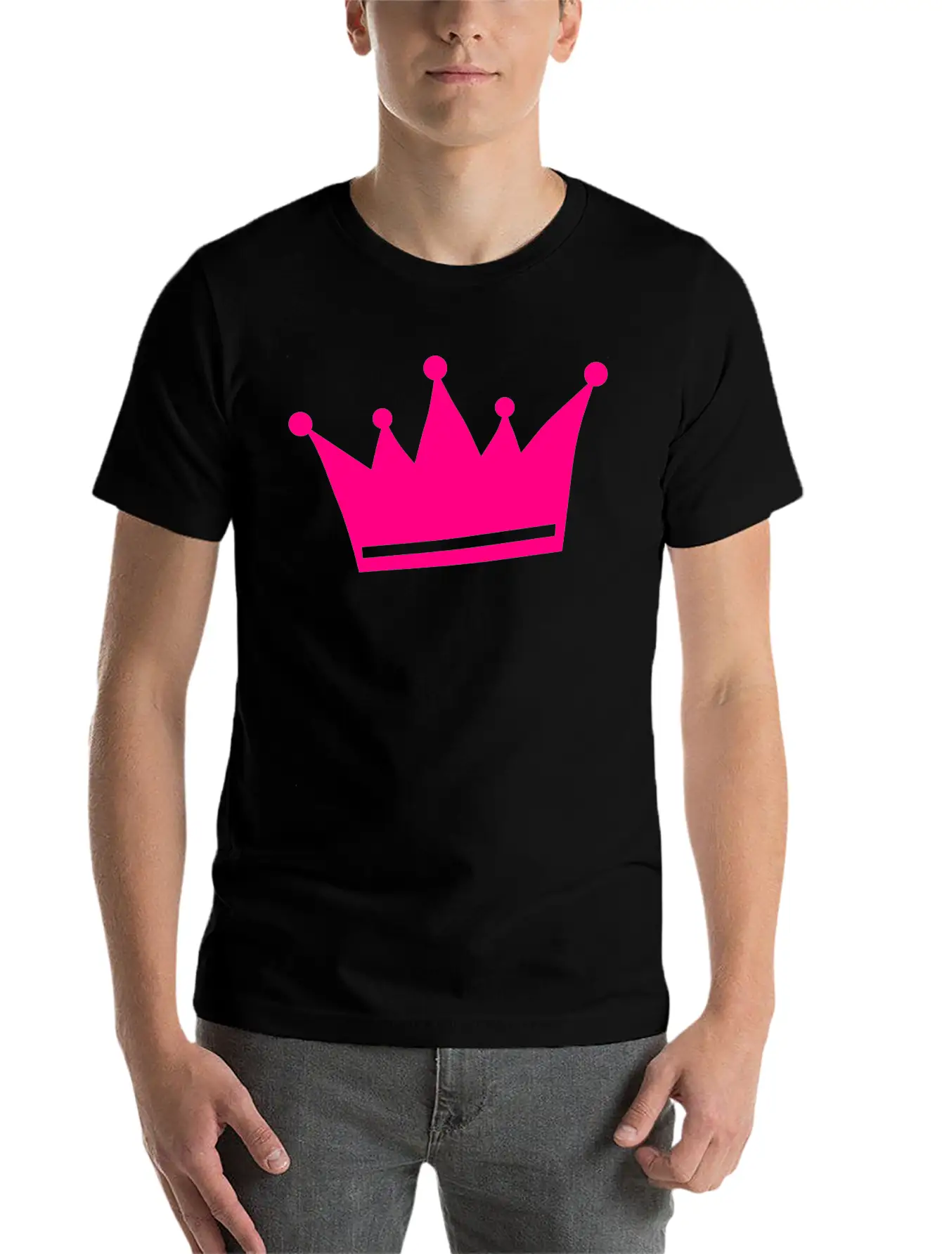 Crown, Princess Classic Cotton Tee – Unisex Comfort For Any Season
