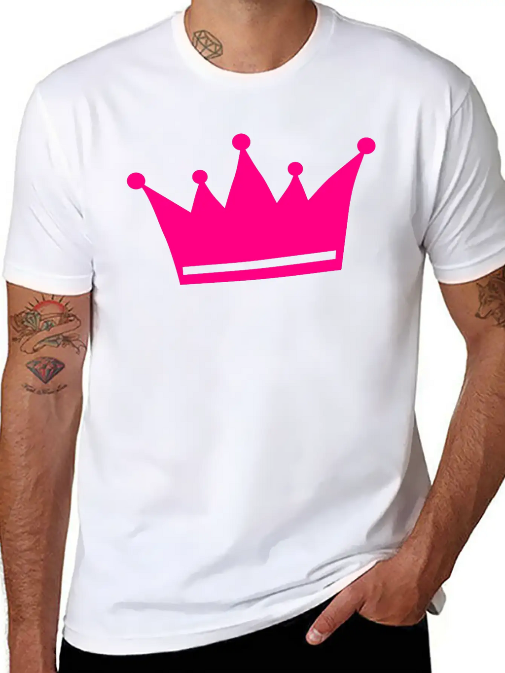 Crown, Princess Classic Cotton Tee – Unisex Comfort For Any Season