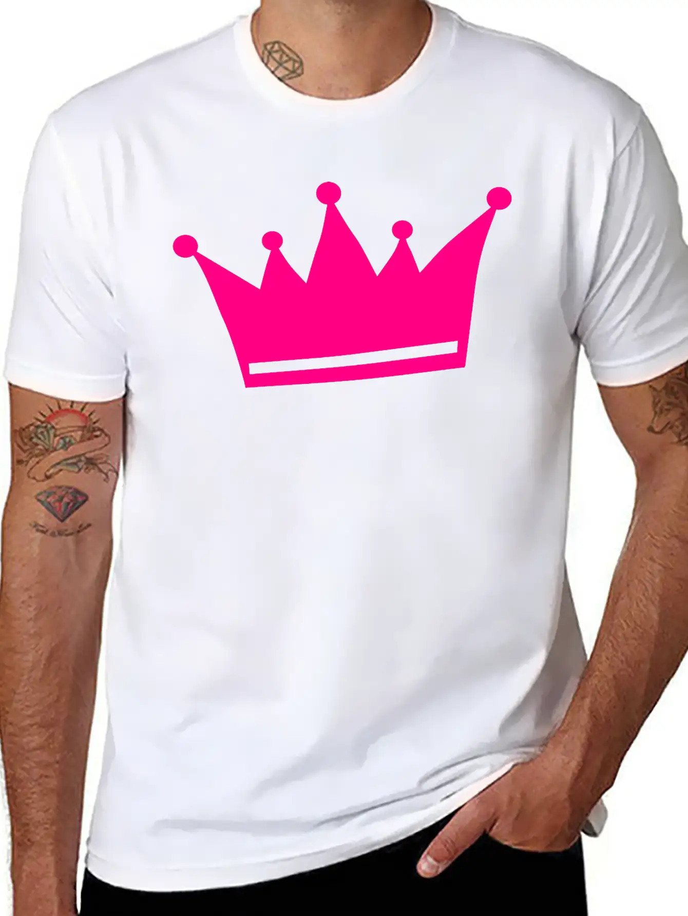 Crown, Princess Classic Cotton Tee – Unisex Comfort For Any Season