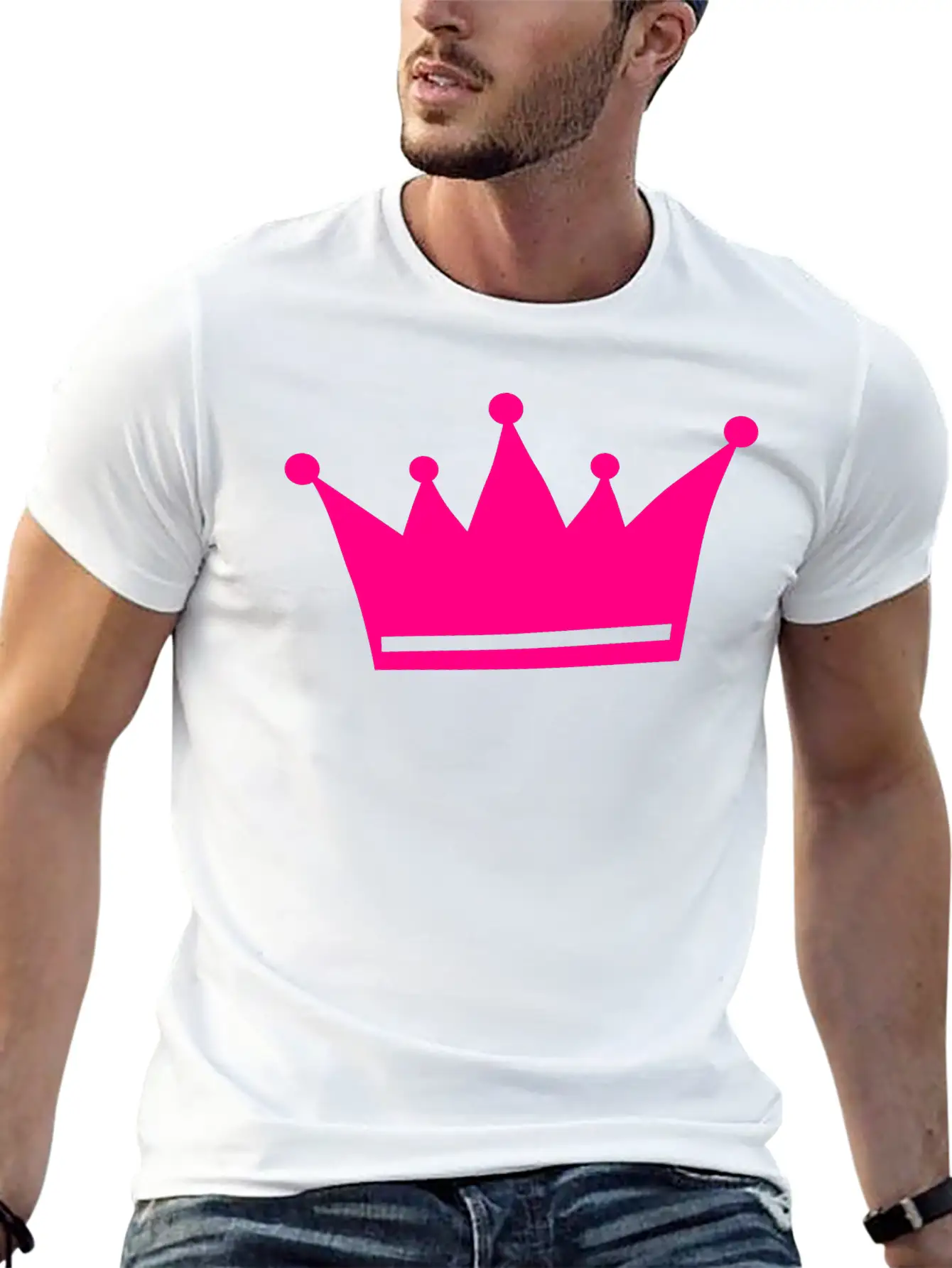 Crown, Princess Classic Cotton Tee – Unisex Comfort For Any Season