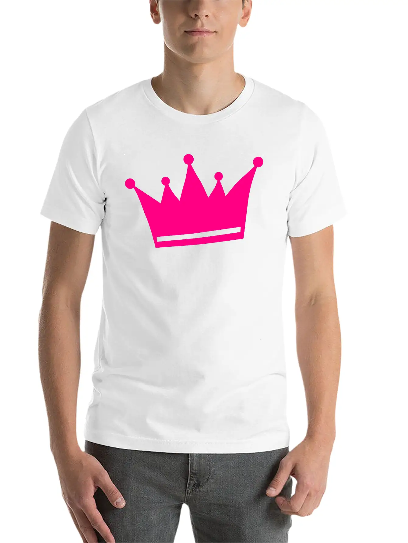 Crown, Princess Classic Cotton Tee – Unisex Comfort For Any Season