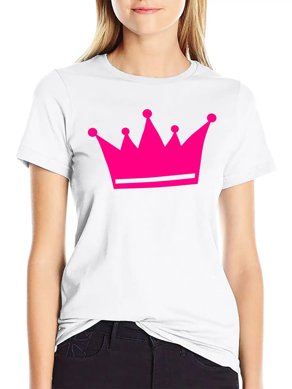 Crown, Princess Classic Cotton Tee – Unisex Comfort For Any Season