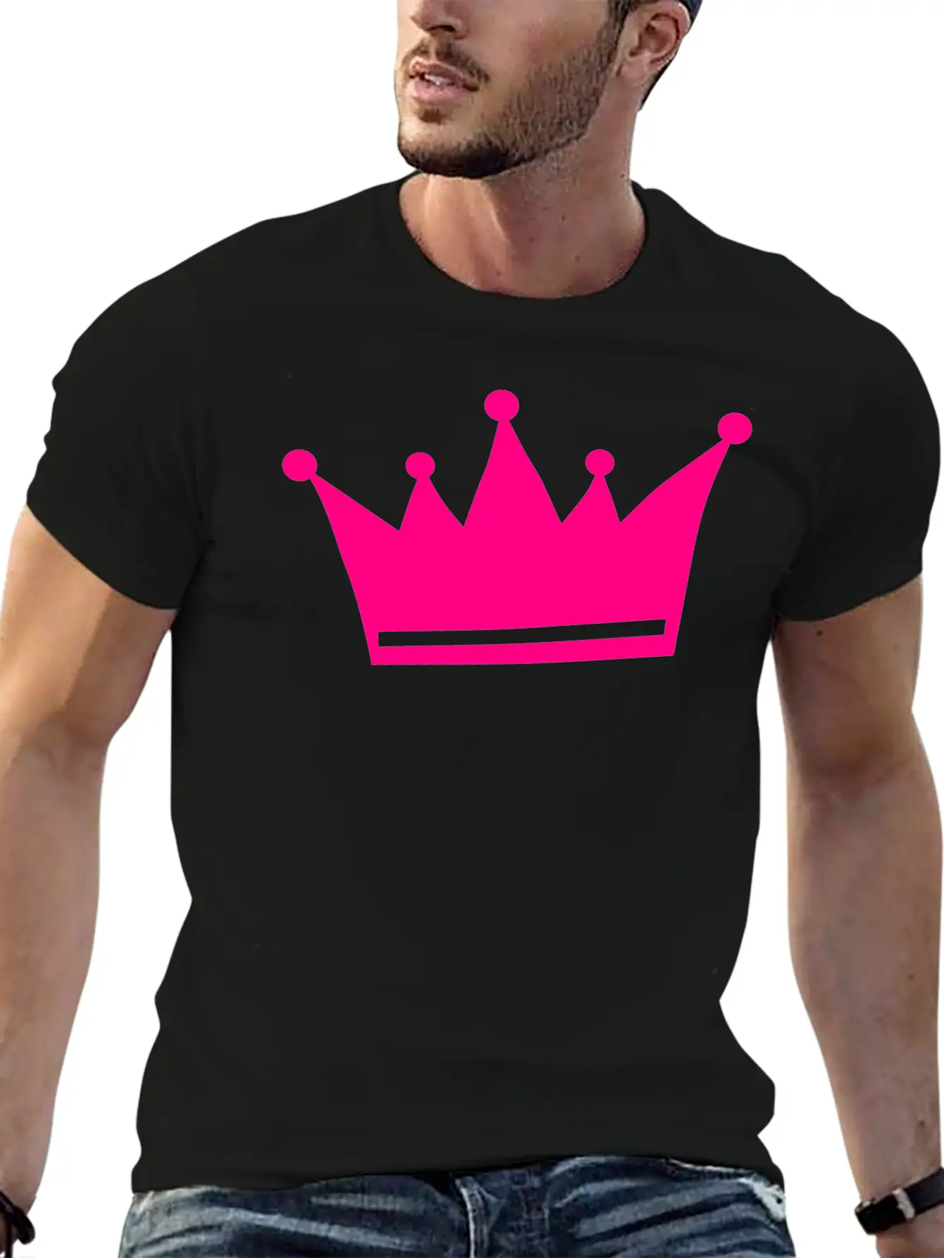 Crown, Princess Classic Cotton Tee – Unisex Comfort For Any Season
