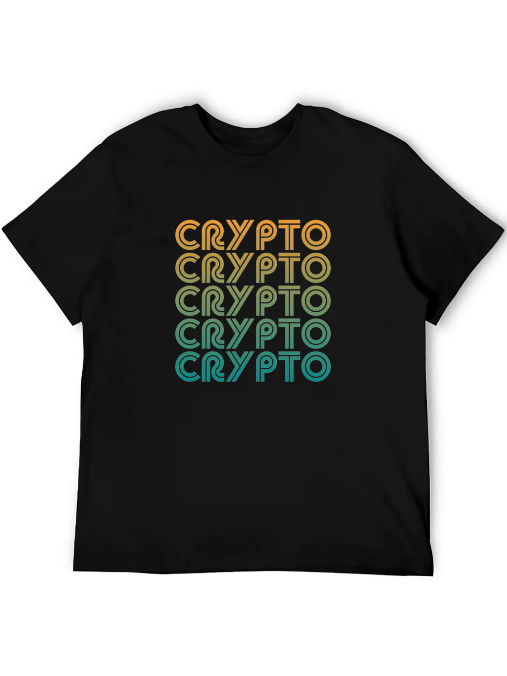 Crypto Art Deco Design Classic Cotton Tee – Unisex Comfort For Any Season