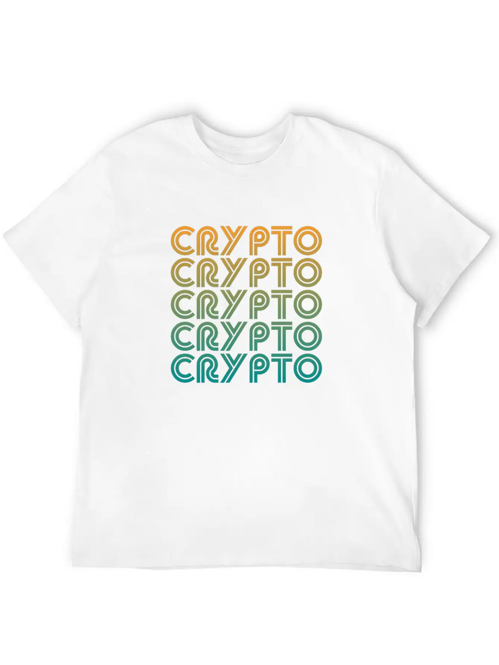 Crypto Art Deco Design Classic Cotton Tee – Unisex Comfort For Any Season