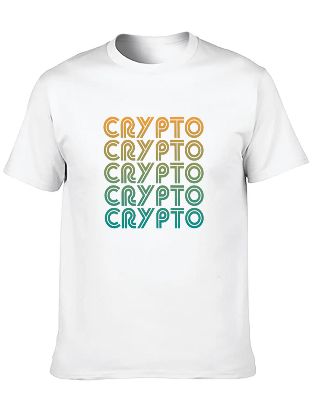 Crypto Art Deco Design Classic Cotton Tee – Unisex Comfort For Any Season