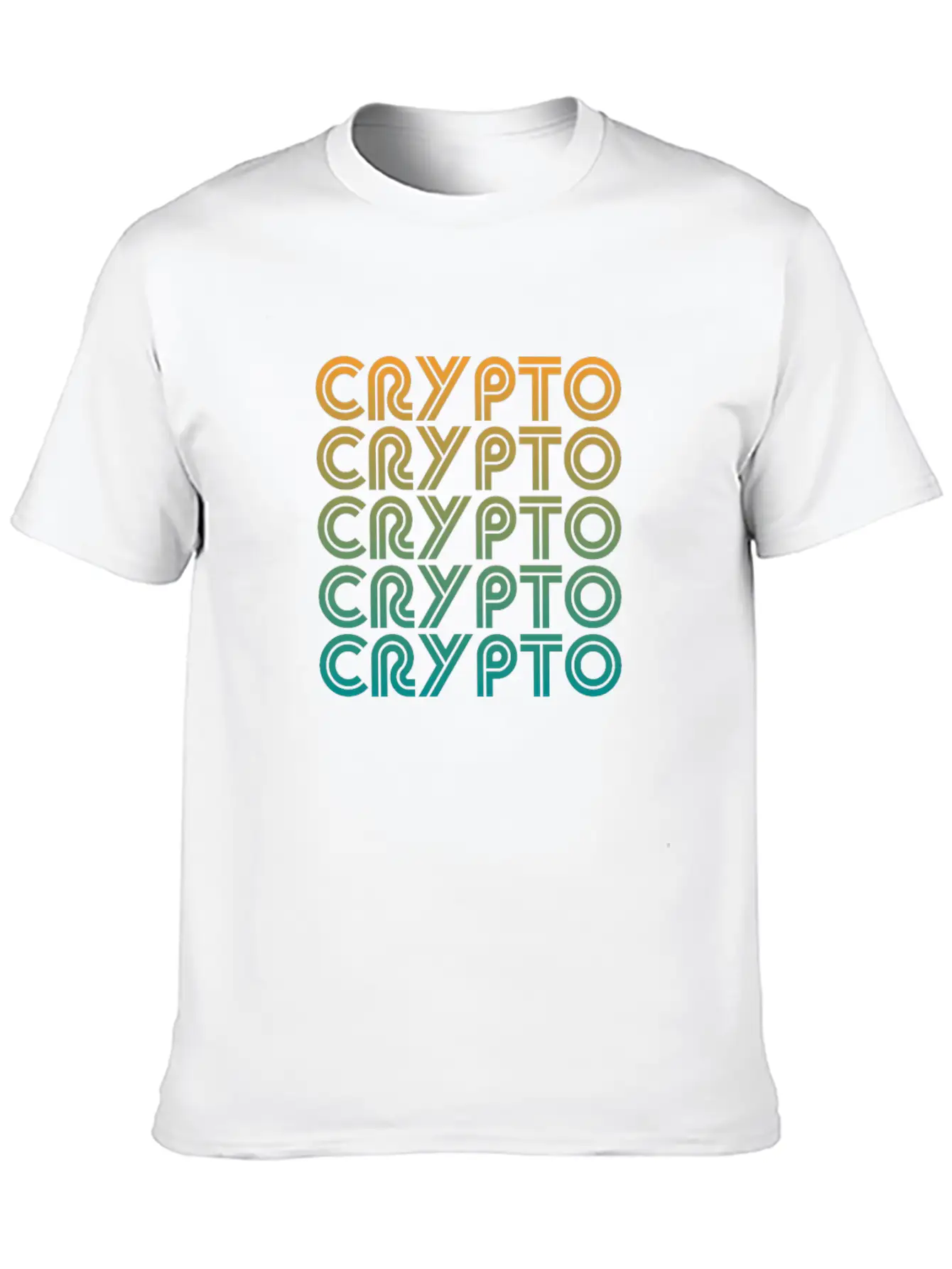 Crypto Art Deco Design Classic Cotton Tee – Unisex Comfort For Any Season