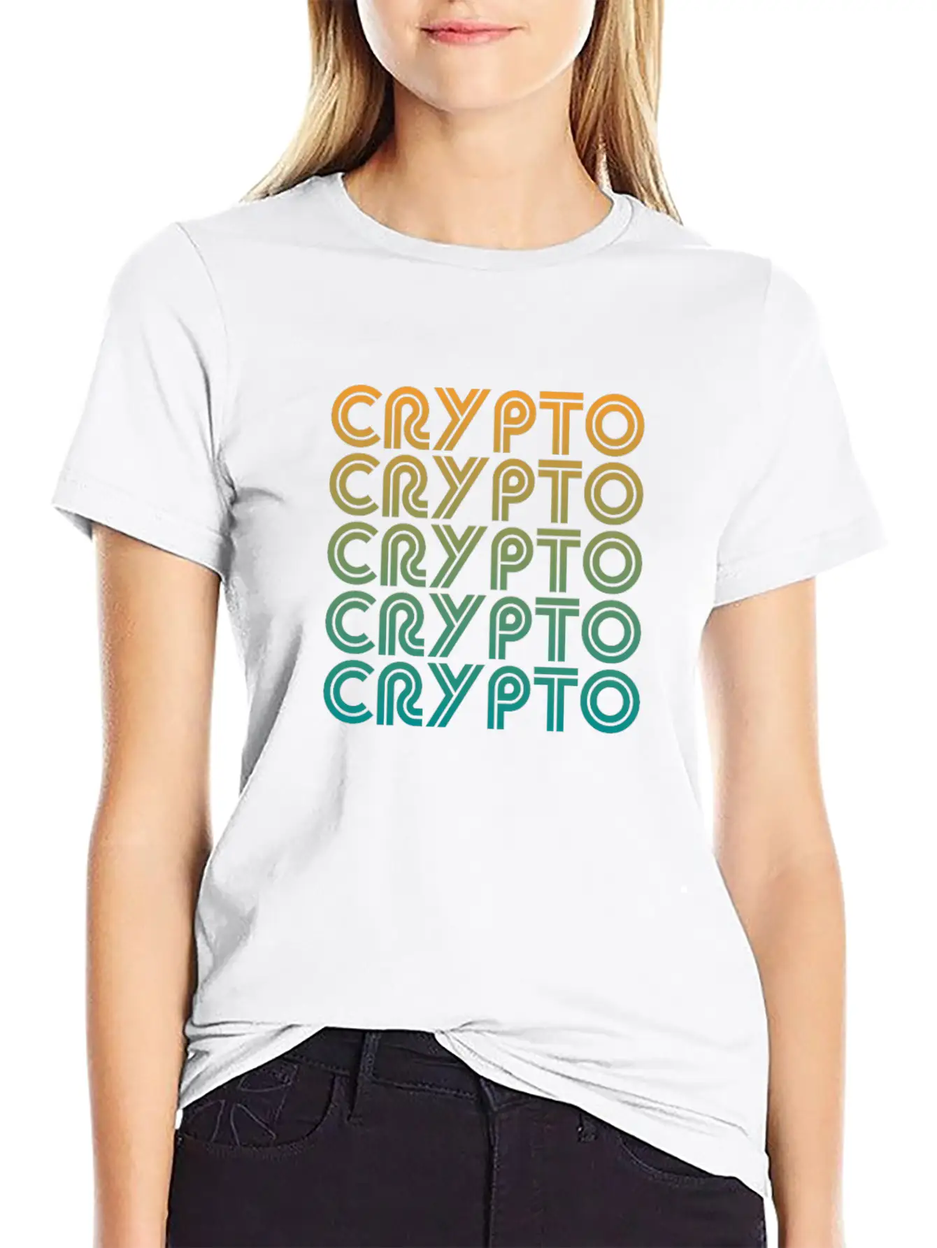 Crypto Art Deco Design Classic Cotton Tee – Unisex Comfort For Any Season