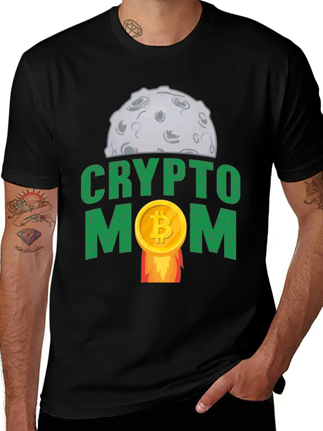 Crypto Bitcoin Mom Timeless Short Sleeve Tee – Comfy And Minimalist Design